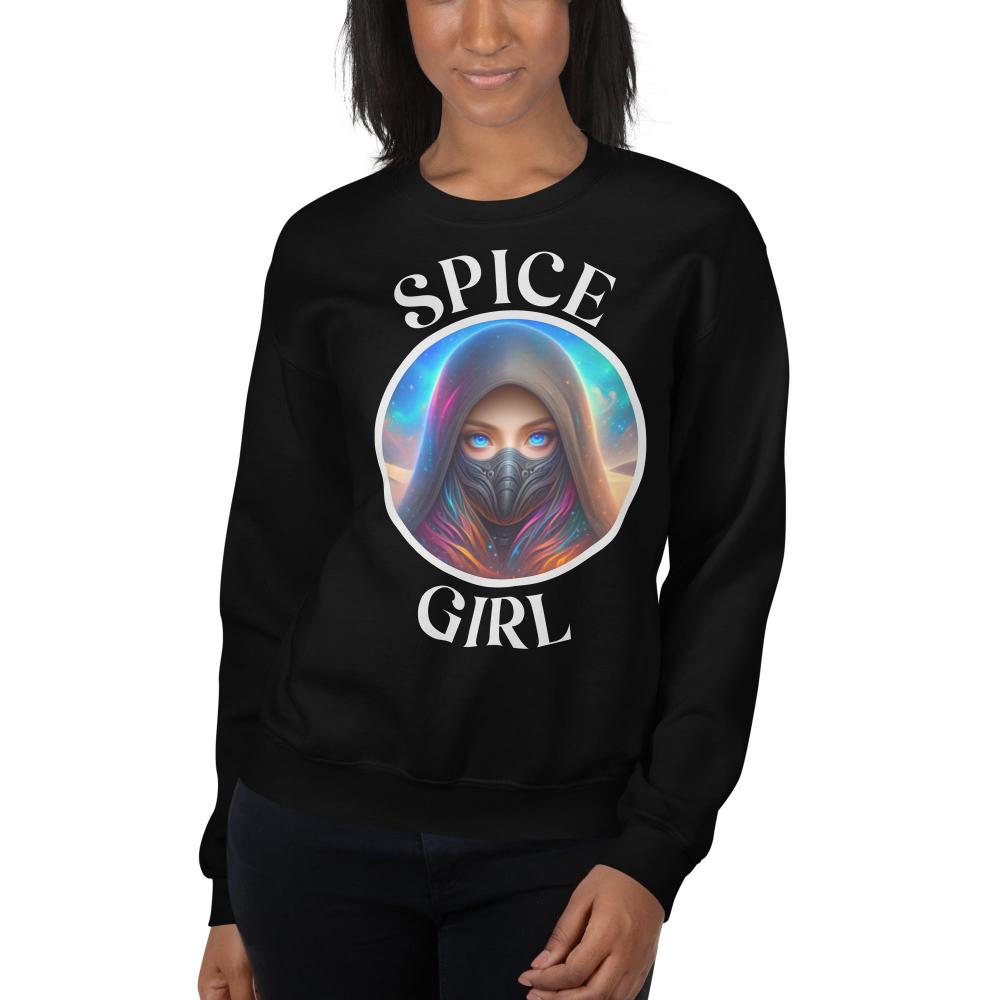 Spice Girl Sweatshirt - Black Color - https://ascensionemporium.net